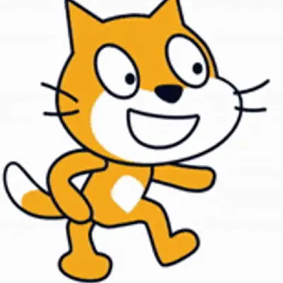 a dancing cartoon cat
