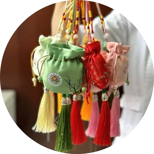 chinese styled satchel